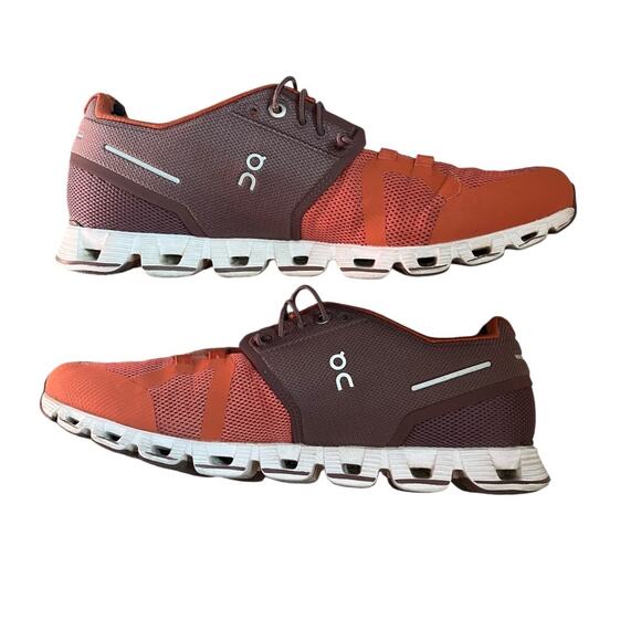 On Cloud 50/50 Women's Running Sneaker Shoes Grape/Ginger Size 8.5 - Picture 1 of 9